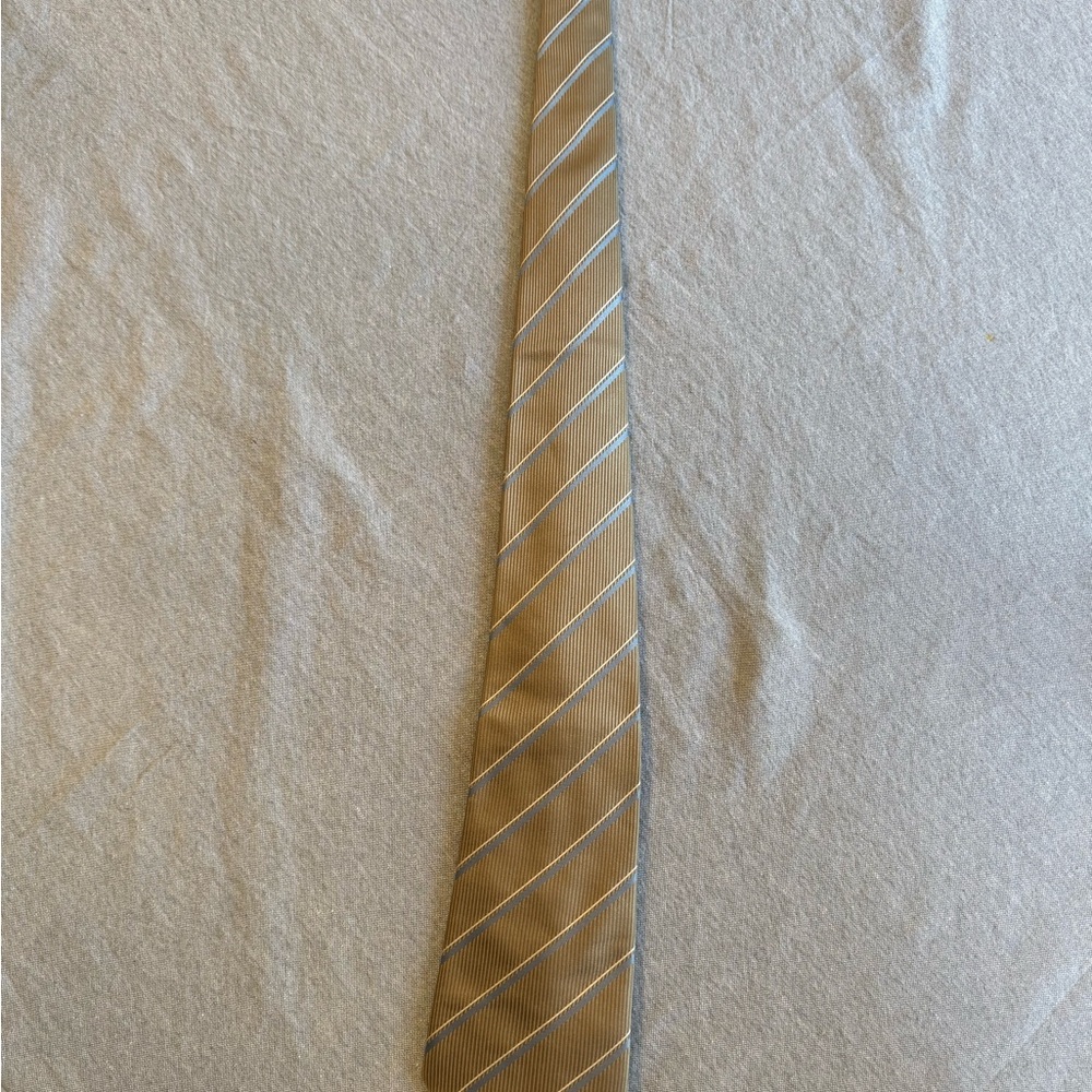 Donald Trump Tan Striped Men's Tie